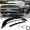 Reliable And Cheap ABS Matt Black GT350 Style 4 stage Rear Wing Spoilers For Mustang 2015-2019