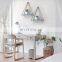 Indoor small flower plant organize wall solid wooden floating shelf bracket