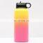 Fashionable Hot 64oz Vacuum Insulation Gradient Color Thermo Water Bottle With Customized Logo Stainless Steel Thermal Flask