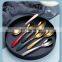 5 Spoons Gift Dining Full Flatware Travel Gold Utensil Stainless Steel Luxury Spoon Set Cutlery
