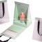 Handling Eau de Parfum with bottle glass packaging for fragrance custom perfume cosmetic paper bag