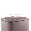 Amazon hot selling metal rectangular 5l foot pedal bin soft closed waste bin home bathroom kitchen trash can