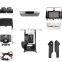 Interior Upgrade Kit for Prado Land Cruiser FJ150 2010-2017 Upgrade to 2018-2021 Dash Board