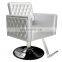 Reclining salon styling chairs white  barber chair vintage hairdressing chair frame shampoo unit