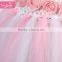 The beautiful and sweet pink flower girl dress of 7 years old