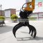 Hengwang HW80L Hydraulic Excavators Wheeled 8 ton  Excavator With Hydraulic Sugarcane Grab