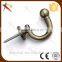 New Fashion Bronze Curtain Tie Back Hooks half-opened Anti Rust W/ Screws