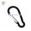 China wholesale cheap colourful key chains carabiner hook/aluminum carabiner hook