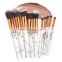 10pcsHigh Quality Marble Makeup Brush Cheap Foundation Brush Set