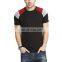 Two tone custom t-shirts for men, wholesale round neck t shirt, cheap custom t shirt