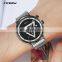 SINOBI Mens Style Watches S9830G Sliver Mens Sport Watches Relojes Hollow Out Pointer with Date Window Handwatch jam tangan pria