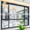 NFRC north american standard double glass  aluminum frame black inward opening casement window