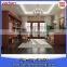 Study room Modern panel cabinet corner bookcase with study table design