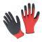 13Gauge Polyester Liner Latex Sandy Coated Work Gloves
