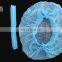 High quality elastic non woven bouffant disposable clip cap