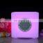 portable PE plastic TWS function hot sale ice bucket Led Light Cordless Portable Music LED Lantern Speaker