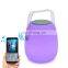 color changing wireless led lighting Portable Speaker Waterproof rechargeable cordless plastic music speaker with led lighting