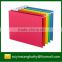High quality colourful paper material hanging file folder