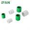 IFAN Wholesale Green Plastic PPR Equal 20mm Socket PPR Tube Fittings