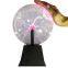 Bola de plasma de vidrio, esfera de luz de rayos, lámpara para fiestas, bola mágica, bola electrostática parpadeante