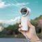Portable Handheld Turbo Fan with LED Display - USB Rechargeable, 5 Speeds, 3600mAh Battery, Ultra-Quiet Mini Fan
