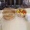 excellent handmade wooden tray for household,willow basket