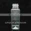 3oz 80ml clear square pet plastic pump bottle for lotion packaging