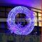 giant led christmas lighting wreath