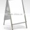 Open Snap Front Loading Professional Poster Stand Double side