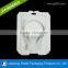 High quality PS flocking white plastic earphone packaging tray