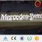 Polished finish plastic acrylic embossed benz logo with backlit led light                        
                                                                                Supplier's Choice