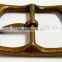 hook and loop buckle D shape buckle gold pin metal buckle