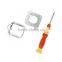 Aluminum LANYARD RING Mount For GoPro Hero 3, each piece for inside and outside, include a tool, blue, green, red, silver GP125