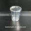 New Product PET Material and Cup Type Plastic 200ml Pudding Cups with Lids