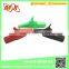 Colourful electrical plastic rubber alligator clip