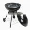 Outdoor camping charcoal rotating bbq grill