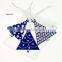 Acrylic Christmas Tree Decoration Festive Trees Set of 3