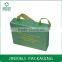 light green gift paper box package with gold stamping logo