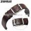 2015 New Style 22mm high quality genuine cowhide leather Watch strap with fashionable buckle Wholesale 3PCS
