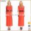 Red Women Long Sleeve Lace Dress Club Evening Long Dress