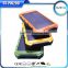 Travel charger portable solar power bank 8000mah for iphone samsung