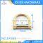 D ring shoe accessories metal buckle for lady boots decoration shoe buckle