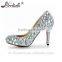 ODM,ODM high quality handmade rhinestone ladies fancy low heel shoes