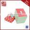 manufacturer custom logo gift box with ribbon design