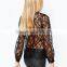 New Fashionable Ladies Black Lace Blouse