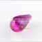 customized stone for jewelry making faceted cut teardrop ruby gemstone