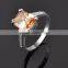 Unique Engagement Ring Lucky Stone Ring