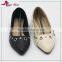 SSK16-512 Latest Fashion Pointy Eyelet With Studs Shoe Ladies Shoes