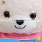 lovely white teddy bear toy with embroidery pink sweater