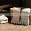 Classic design women thick striped coral velvet socks floor socks five toe socks